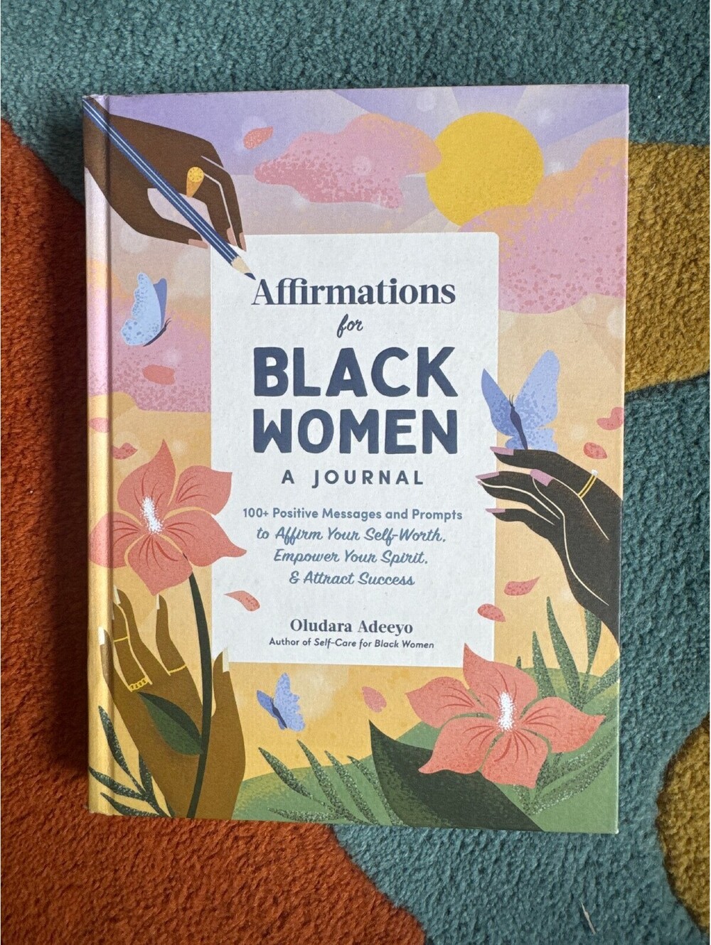 Affirmations for Black Women A Journal Oludara Adeeyo Hardcover Guided Self Care